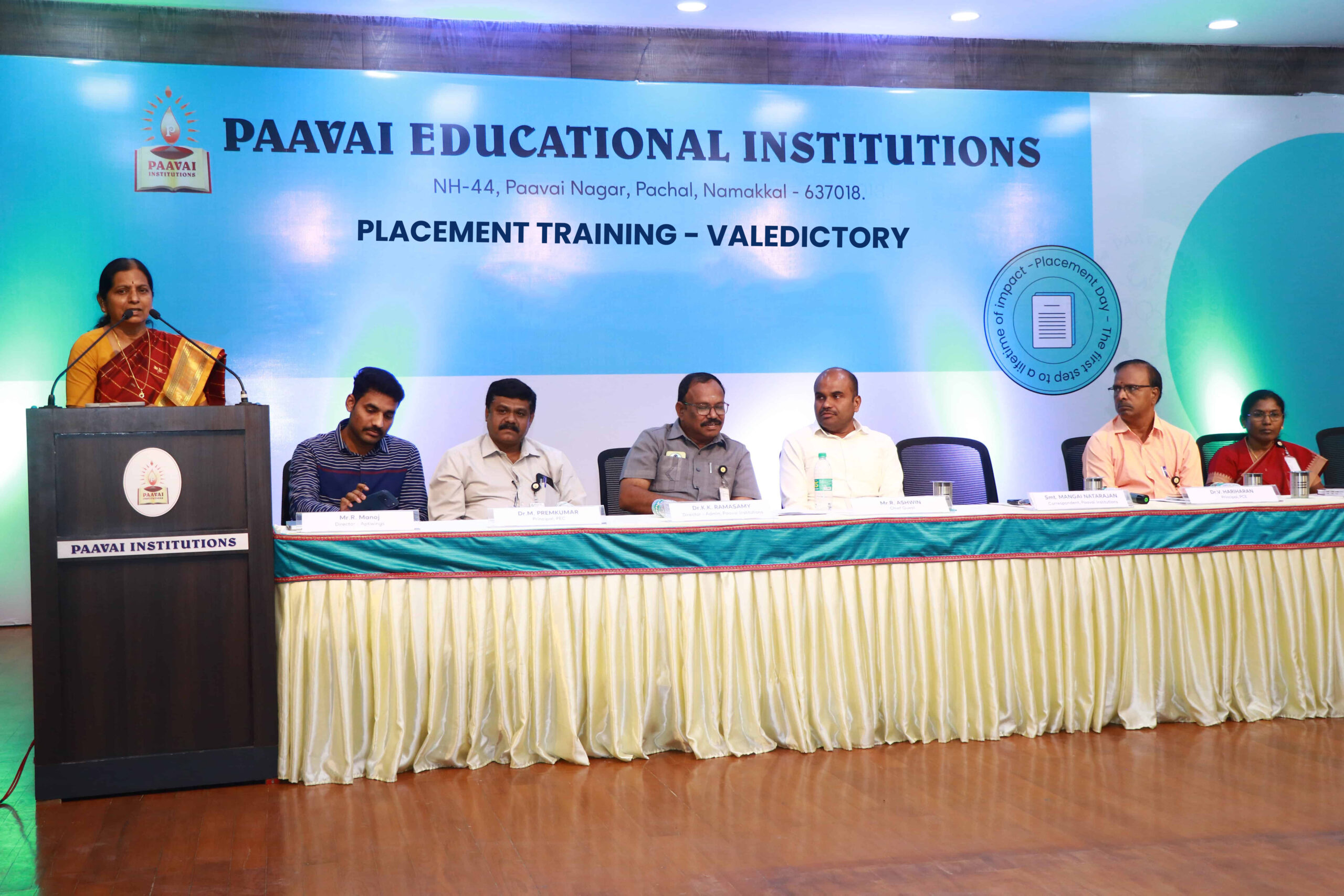 Placement Training – Valedictory