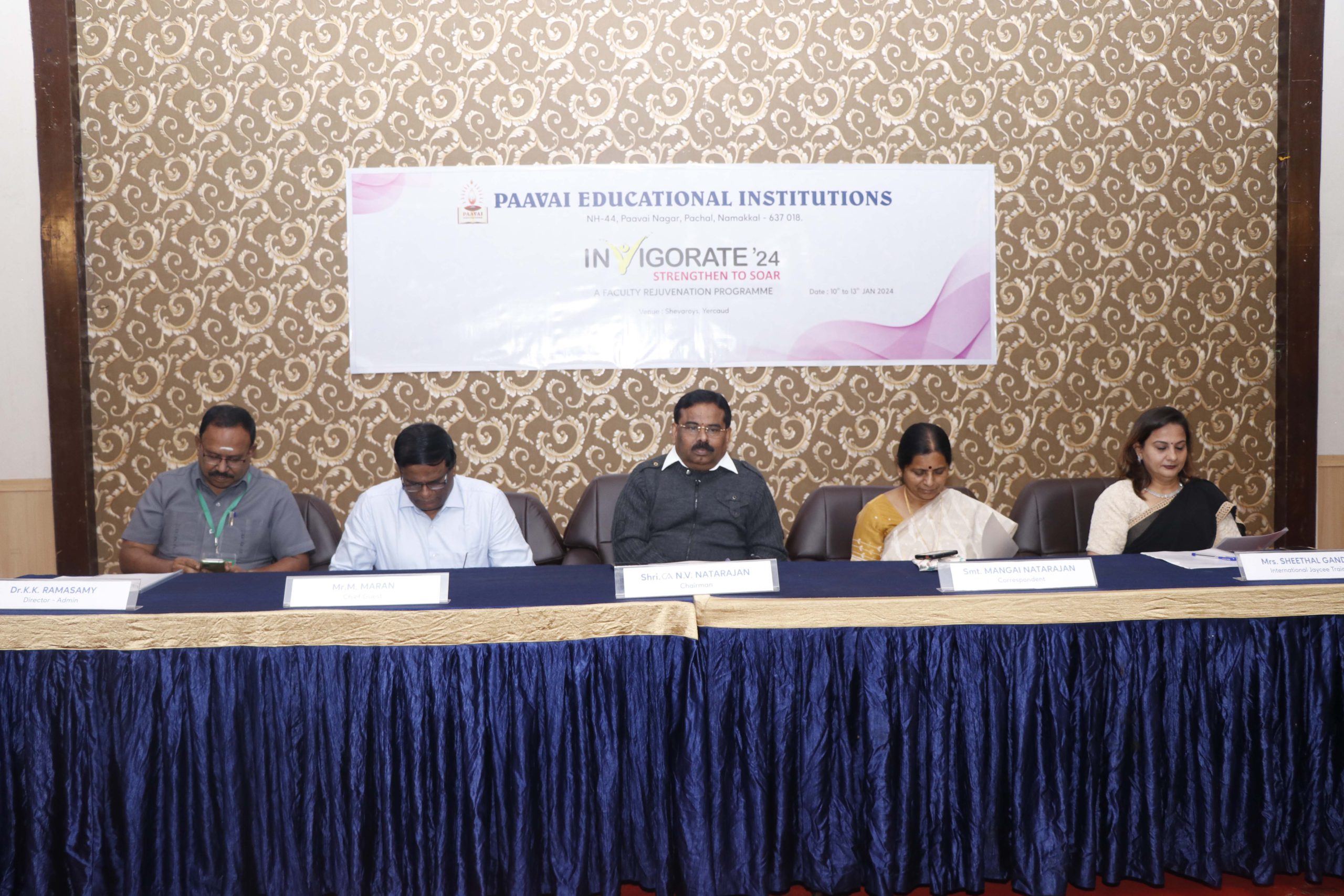 Faculty Rejuvenation Programme – Invigorate’24